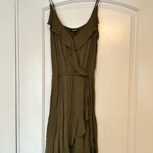 Express Olive Green Dress